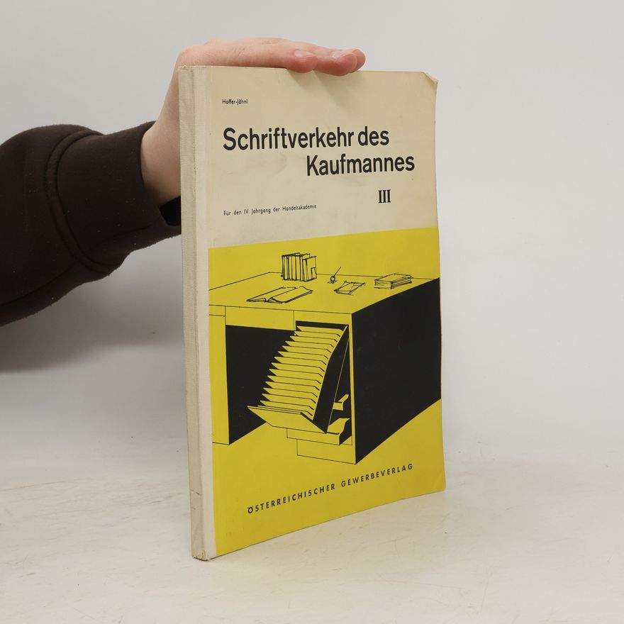 Ferdinand Hoffer Schriftverkehr des Kaufmannes III