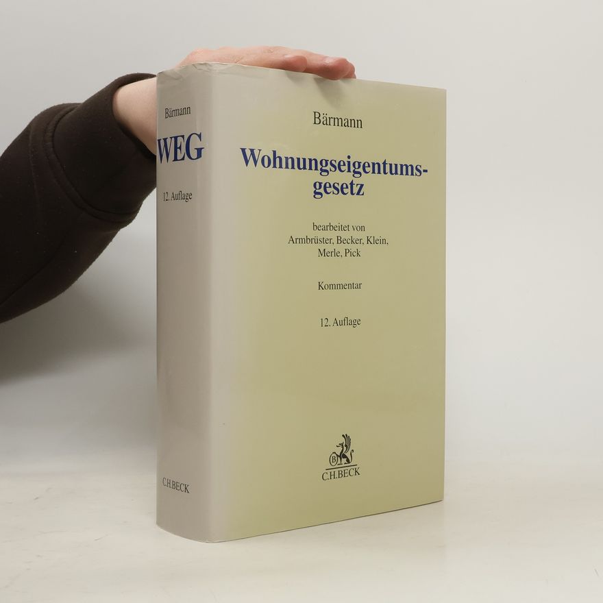 Jörn-Michael Klein Wohnungseigentumsgesetz (WEG), Kommentar