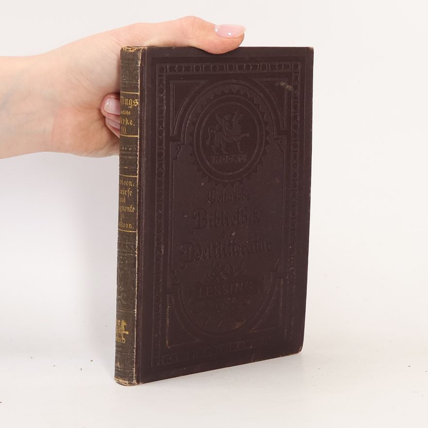 Gotthold Ephraim Lessing Lessings sämtliche Werke 10