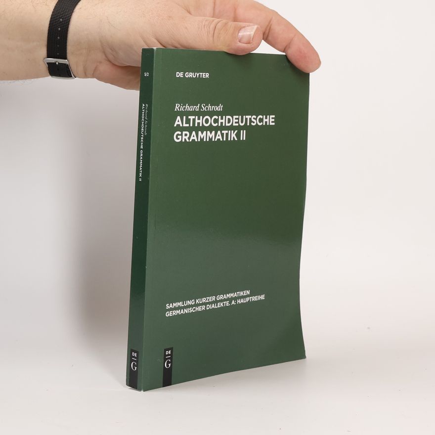 Richard Schrodt Althochdeutsche Grammatik
