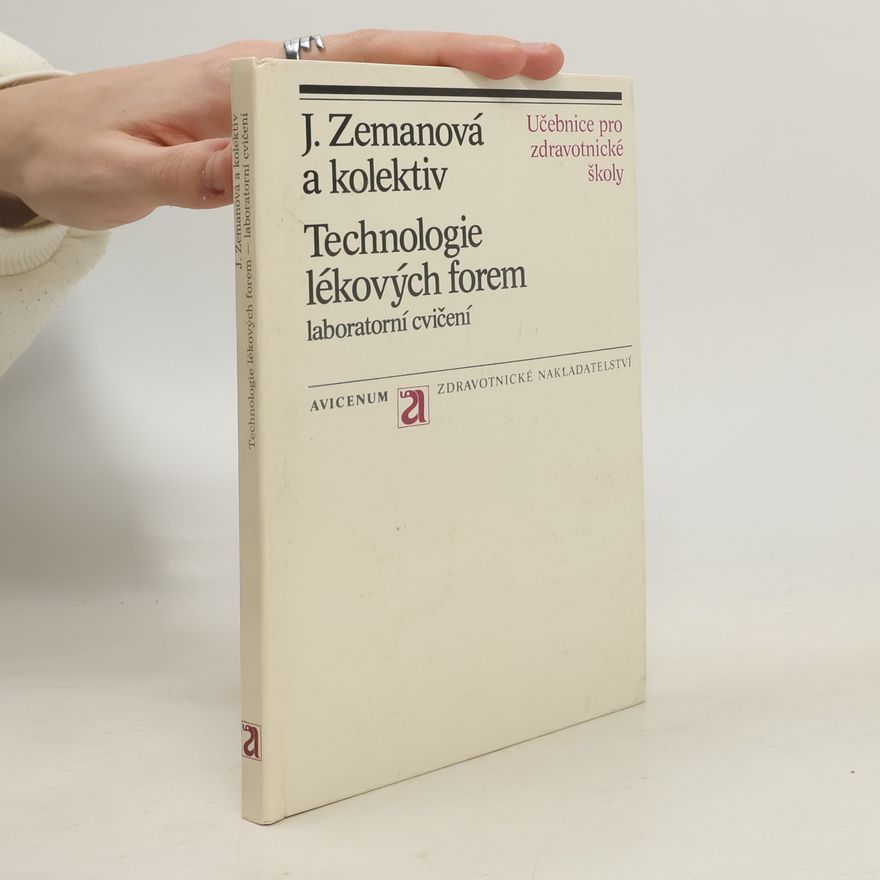 Jarmila Zemanová Technologie lékových forem