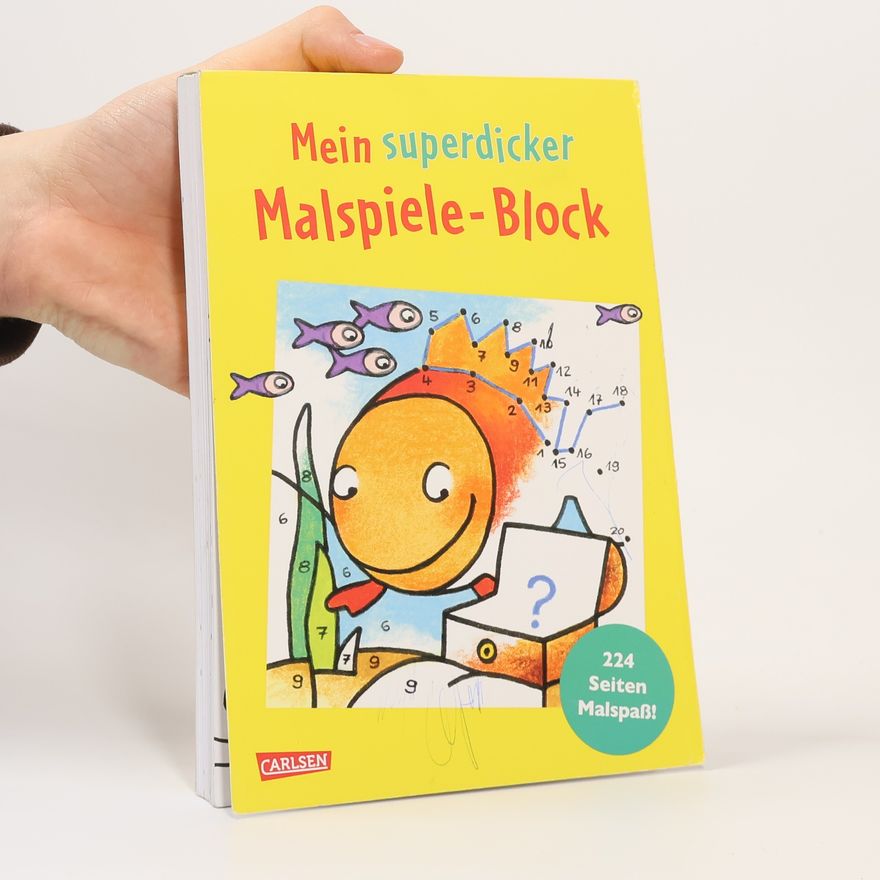 Autorenkollektiv Mein superdicker Malspiele-Block