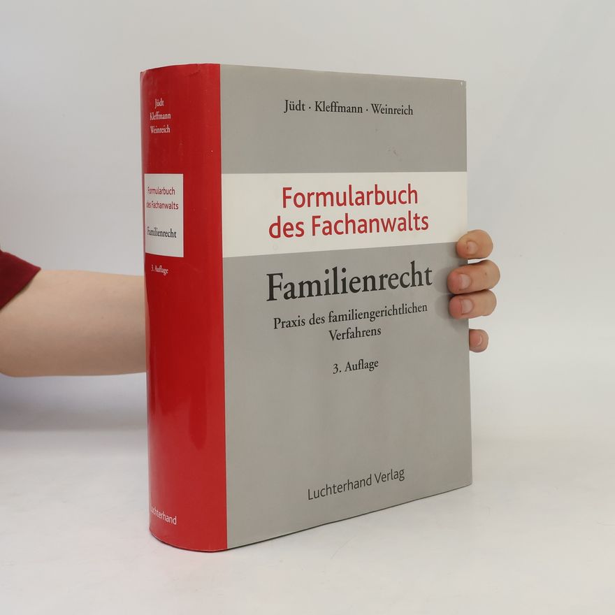 Weinreich Formularbuch des Fachanwalts Familienrecht