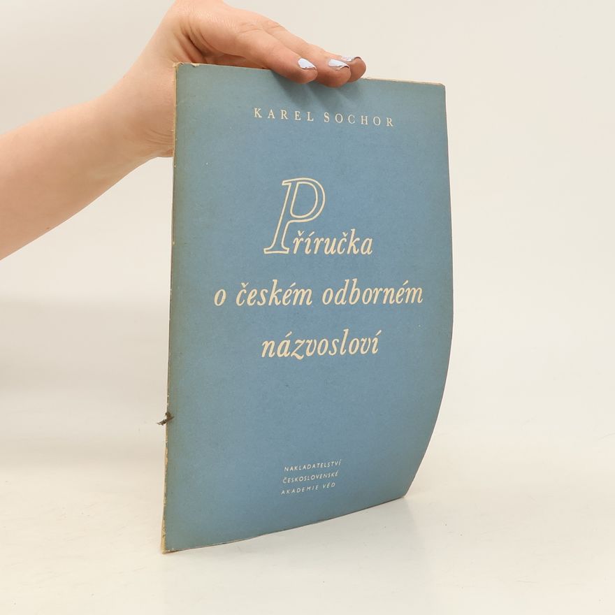 Karel Sochor Příručka o českem odbornem názvosloví