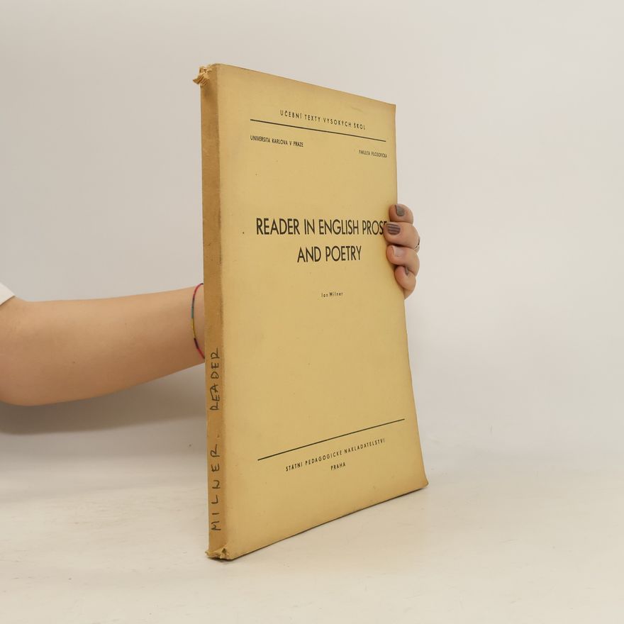 Ian Milner Reader in English Prose and Poetry