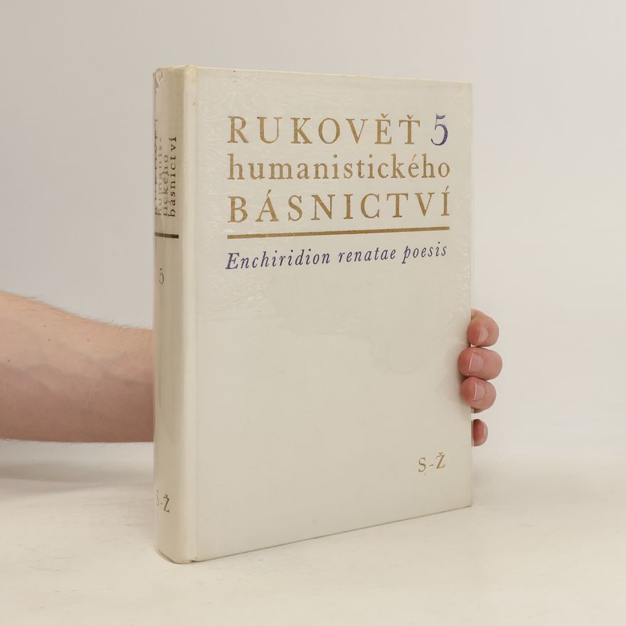 AA.VV. Rukověť humanistického básnictví v Čechách a na Moravě 5