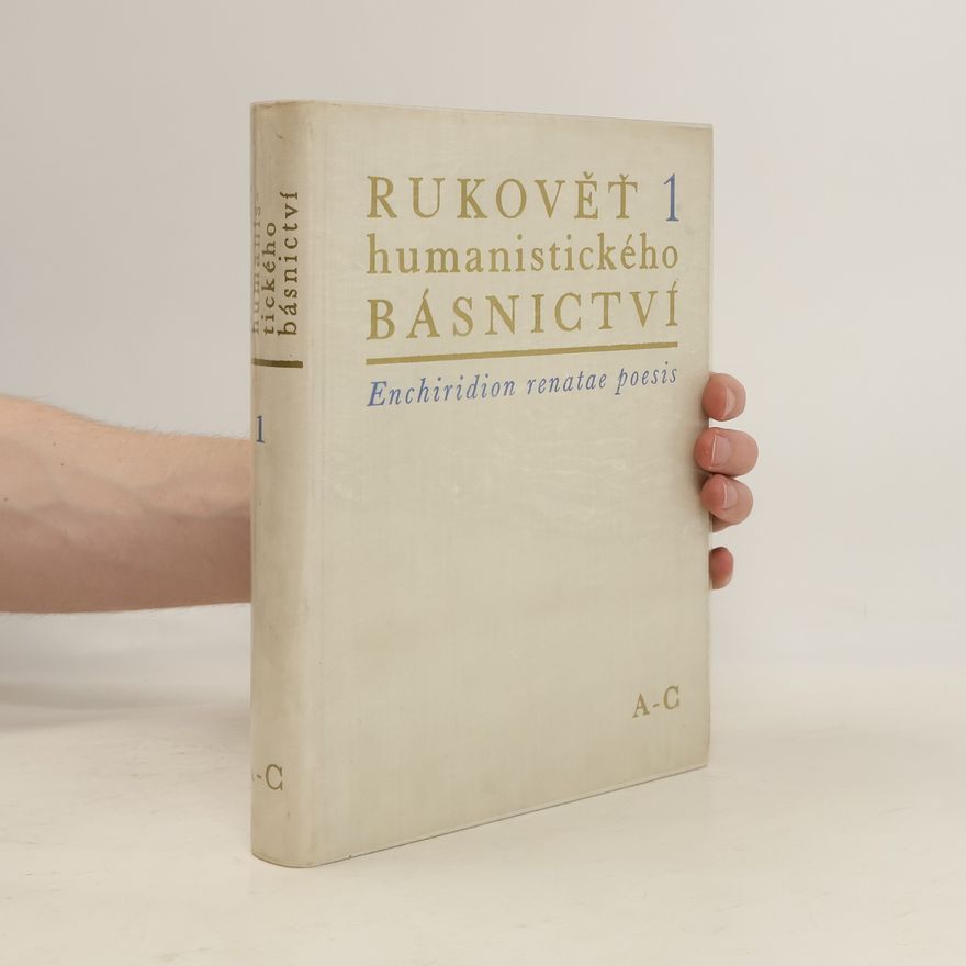 Autorenkollektiv Rukověť humanistického básnictví v Čechách a na Moravě 1