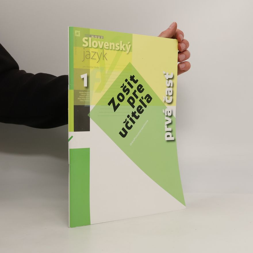 Lubornir Lábaj Slovenský jazyk. Zošit pre učitel'a. prvá časť