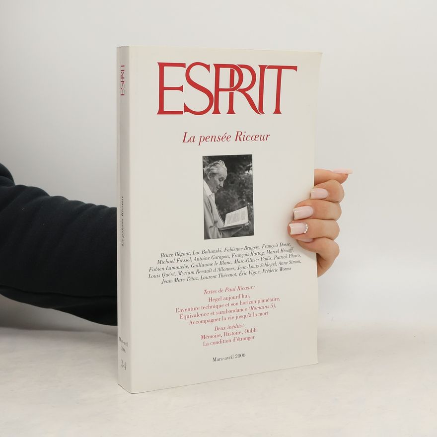 Louis Quéré Esprit - 3-4: La pensée Ricoeur
