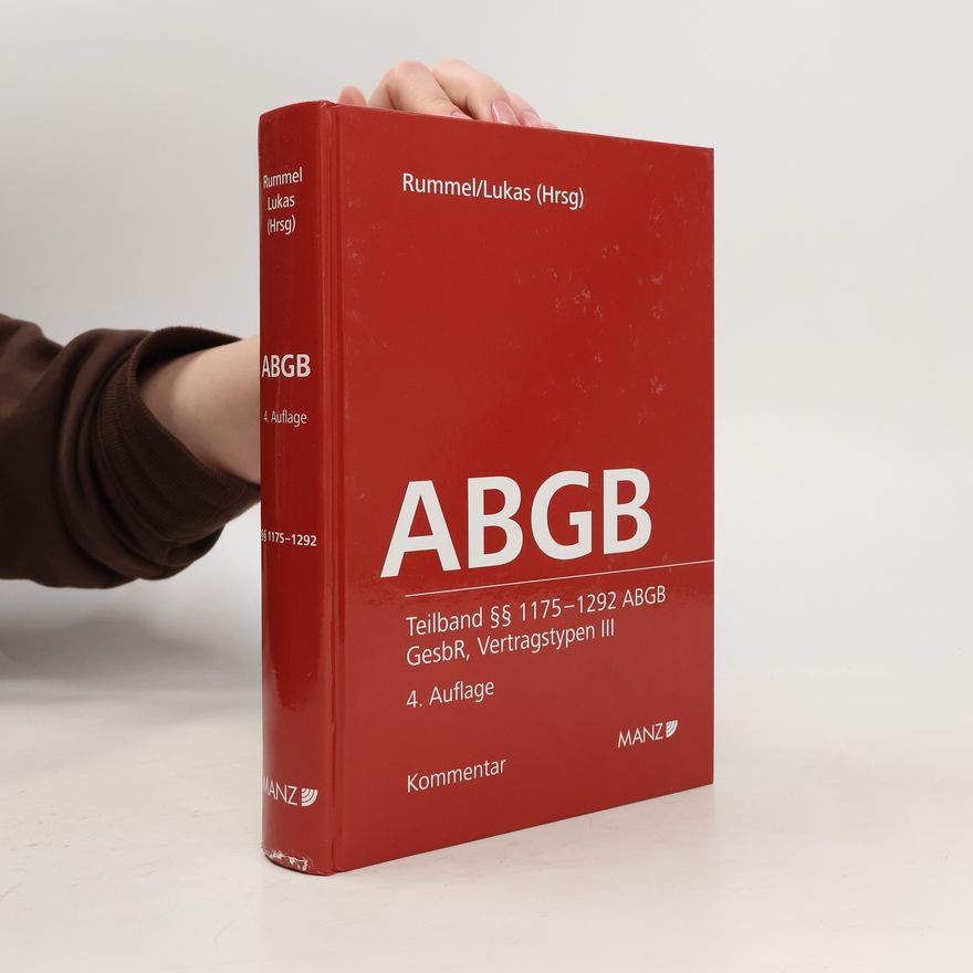 Rummel Kommentar zum Allgemeinen Bürgerlichen Gesetzbuch