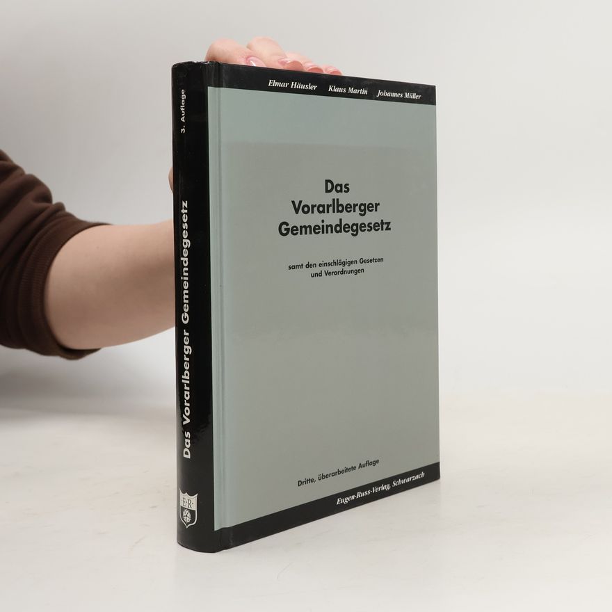 Various authors Das vorarlberger Gemeindegesetz