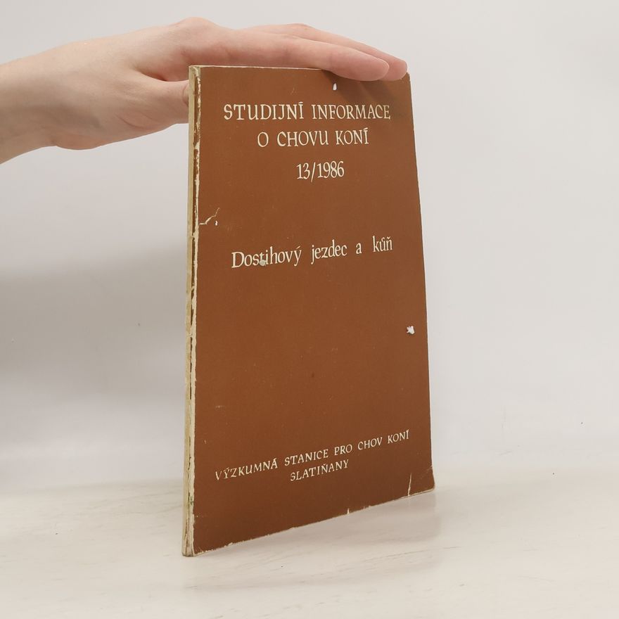 Kolektiv autorů Studijní informace o chovu koní 13/1986