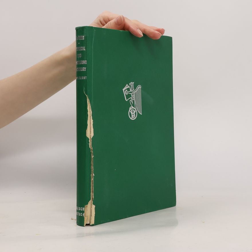 Louis De Vries English-German Technical and Engineering Dictionary