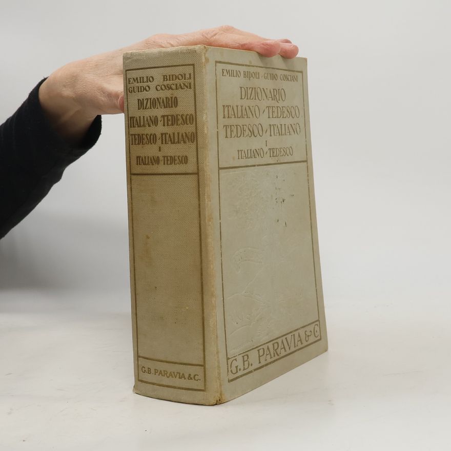 Emilio Bidoli Dizionario italiano-tedesco, tedesco-italiano