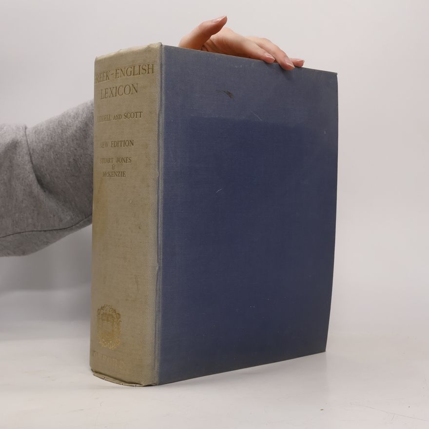 Henry Stuart Jones A Greek-English Lexicon