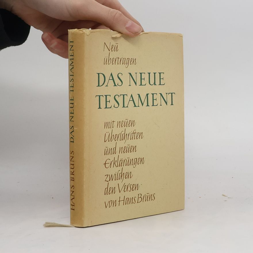 Hans Bruns Das Neue Testament
