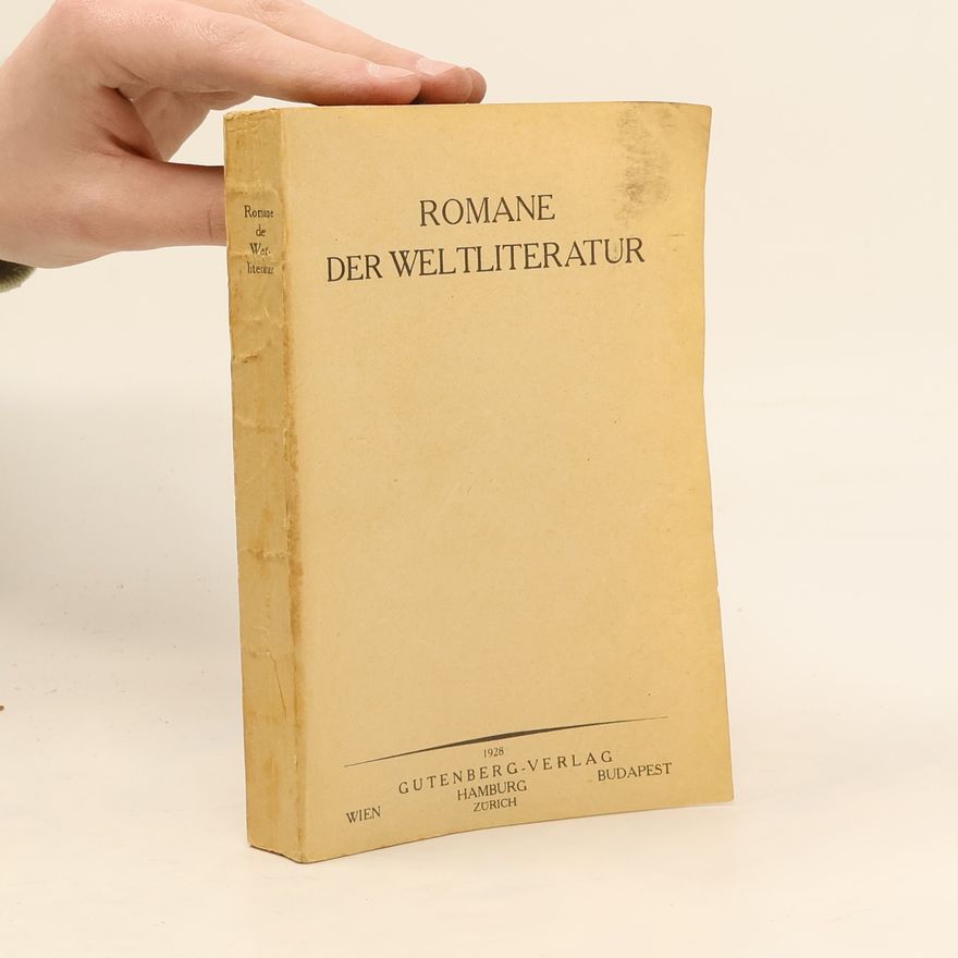 Autorenkollektiv Romane der weltliteratur I.