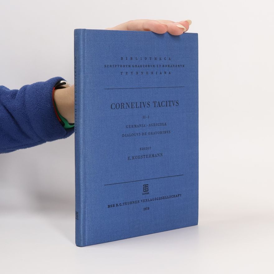 Cornelius Tacitus P. Cornelii Taciti libri qui supersunt