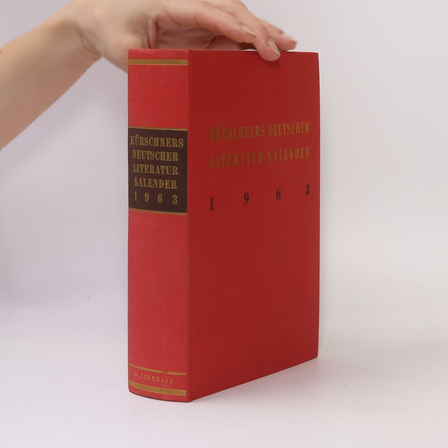 Various authors Kürschners Deutscher Literatur-Kalender