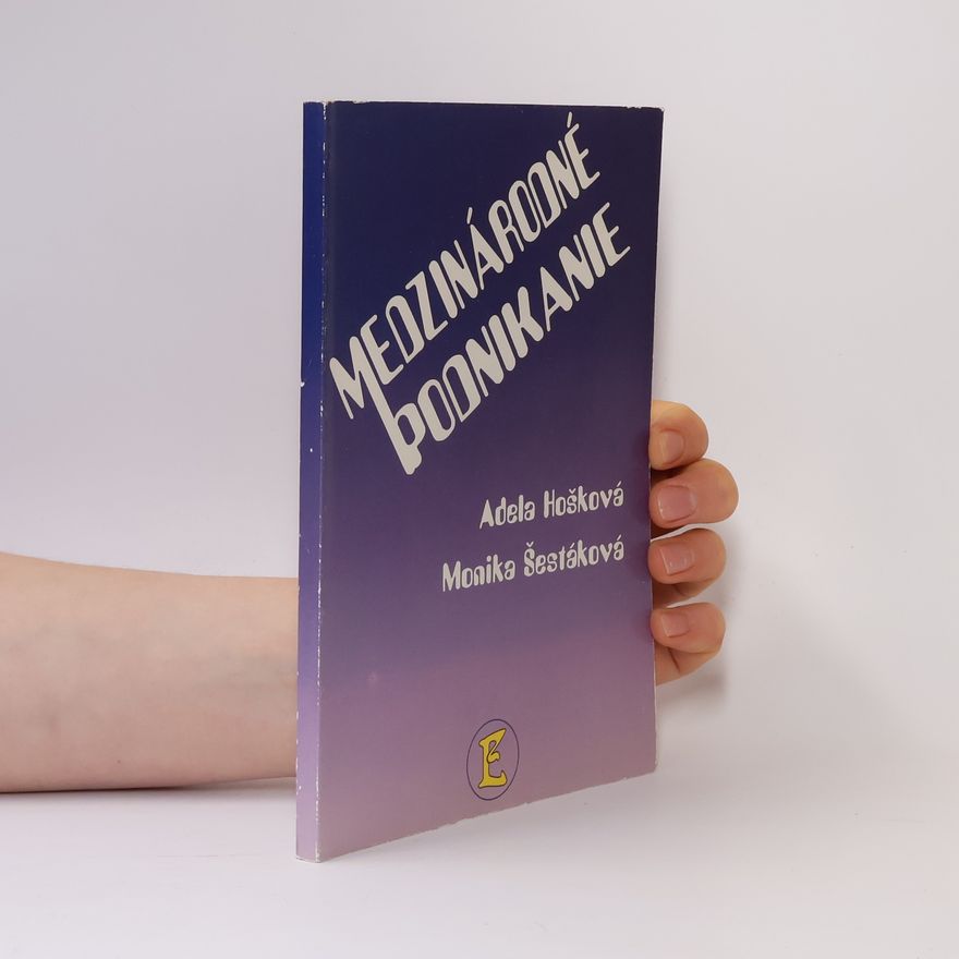Adela Hošková Medzinárodné podnikanie