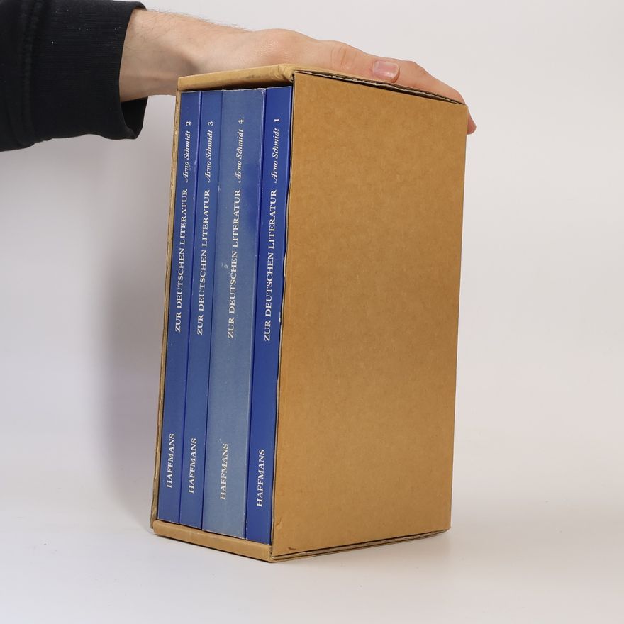 Arno Schmidt Das essayistische Werk zur deutschen Literatur in 4 Bänden