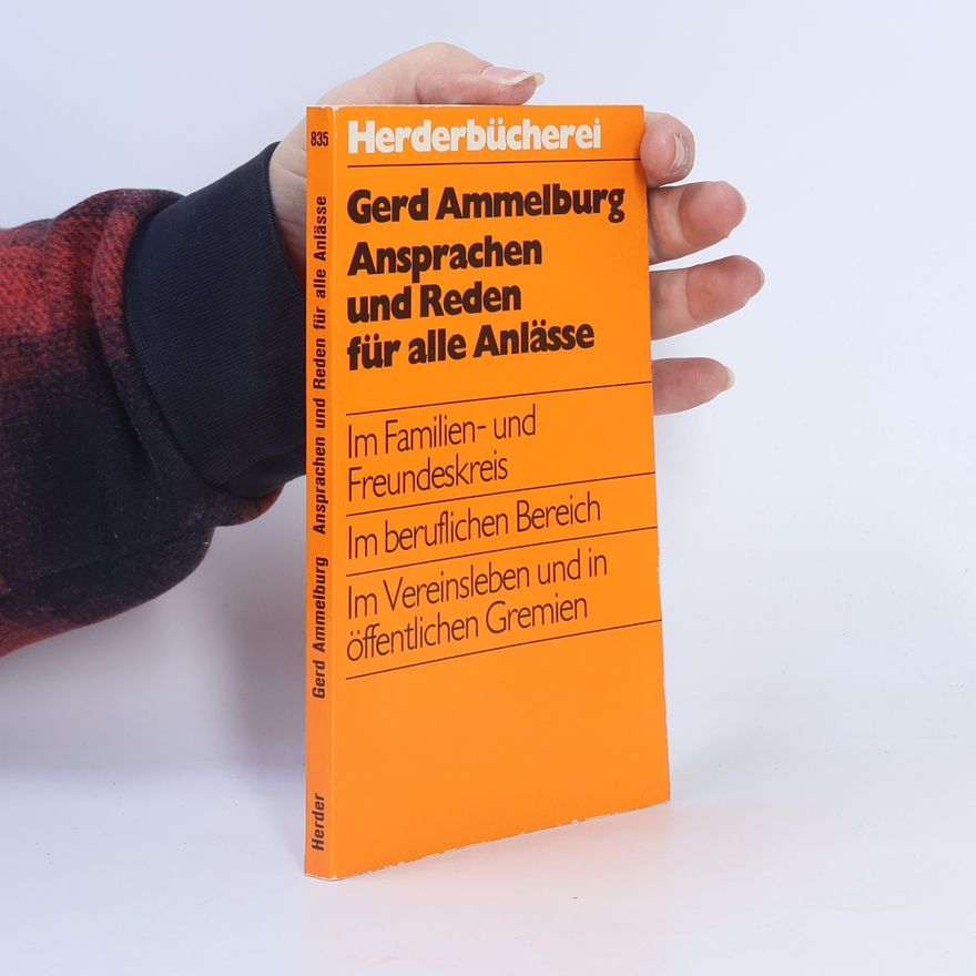 Gerd Ammelburg Ansprachen und Reden für alle Anlässe