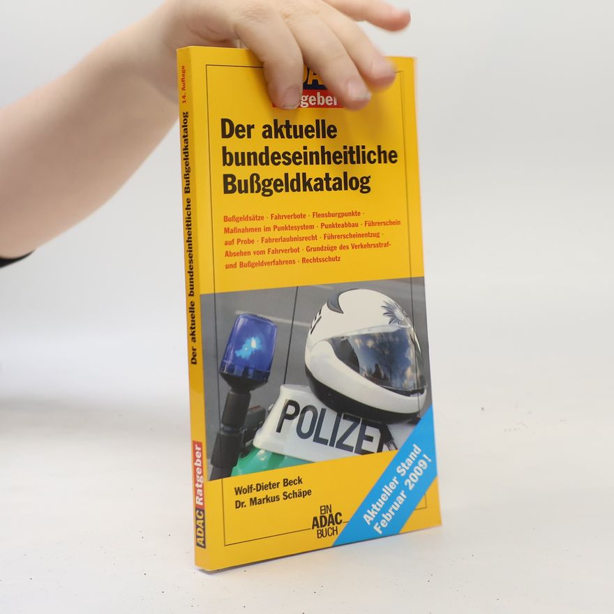 Dr. Markus Schäpe Der aktuelle bundeseinheitliche Bußgeldkatalog