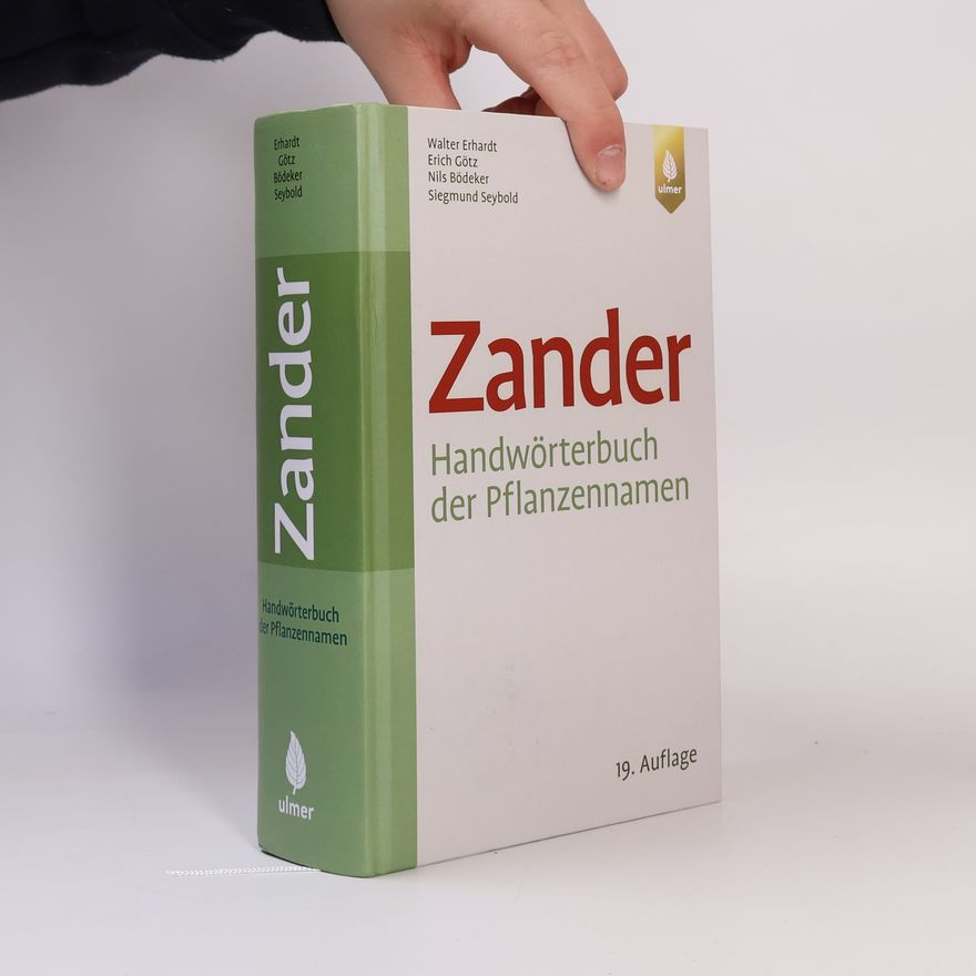 Nils Bödeker Handwörterbuch der Pflanzennamen - 19. Auflage