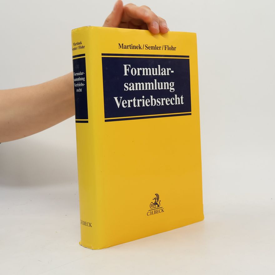 Franz J. Semler Formularsammlung Vertriebsrecht