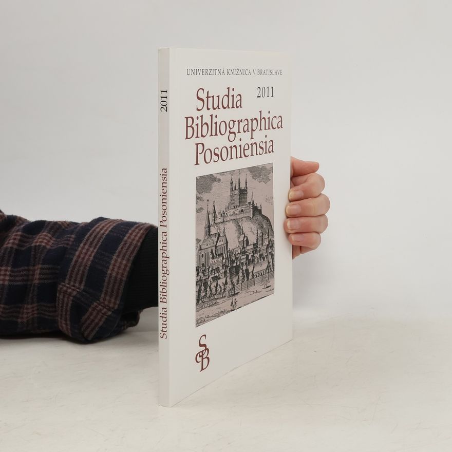 Kolektív autorov Studia Bibliographica Posoniensia