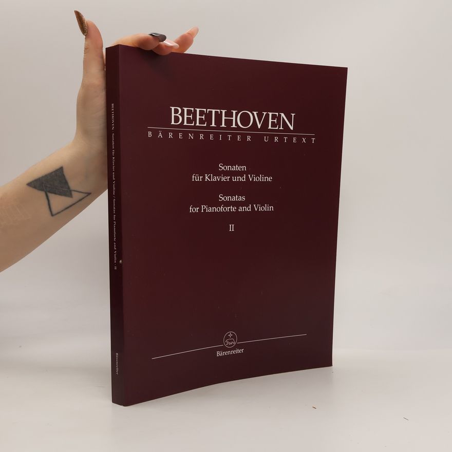 Bettina Schwemer Bärenreiter Urtext - 2: Sonaten für Klavier und Violine
