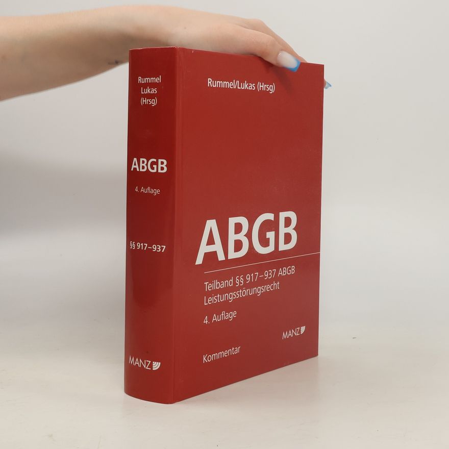 Rummel Kommentar zum Allgemeinen Bürgerlichen Gesetzbuch