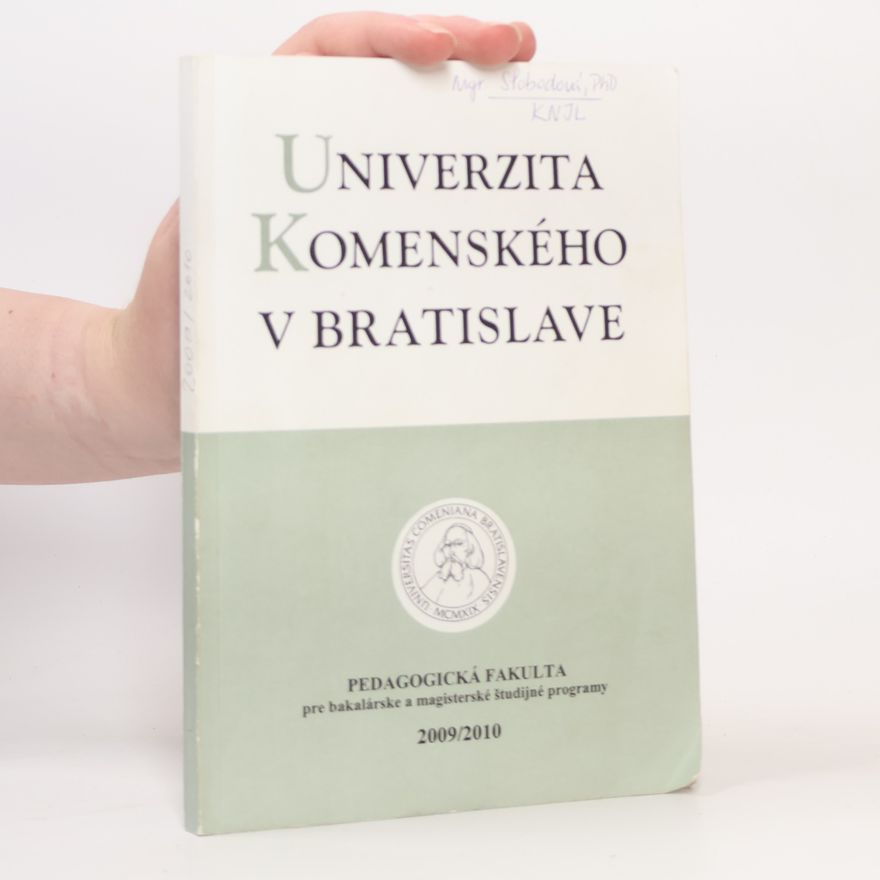 Kolektiv autorů Univerzita Komenského v Bratislave