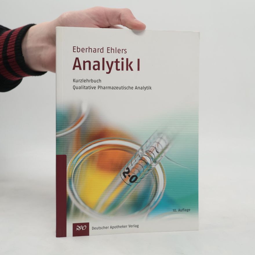 Eberhard Ehlers Kurzlehrbuch Qualitative pharmazeutische Analytik