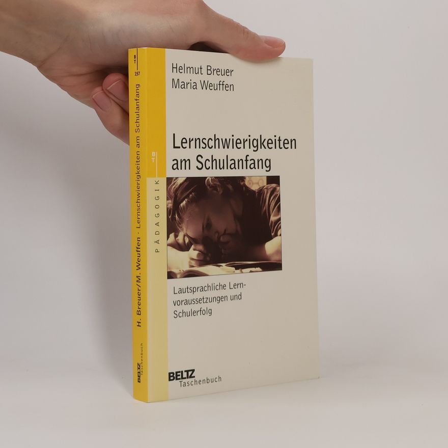 Maria Weuffen Lernschwierigkeiten am Schulanfang