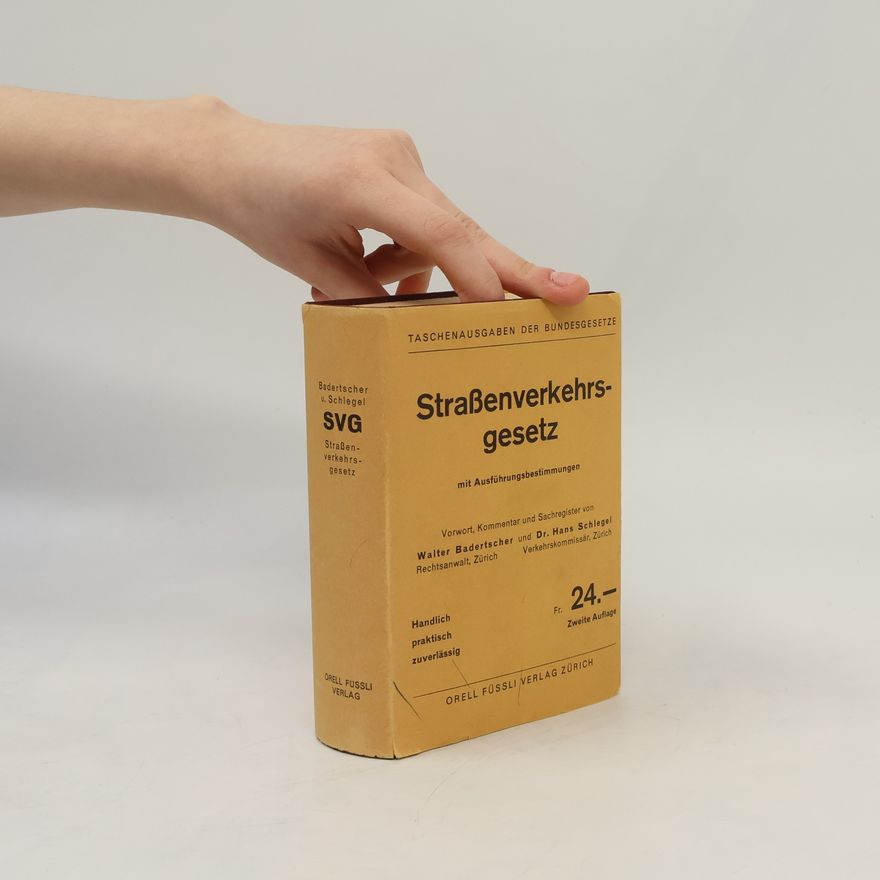 Autorenkollektiv Strassenverkehrsgesetz