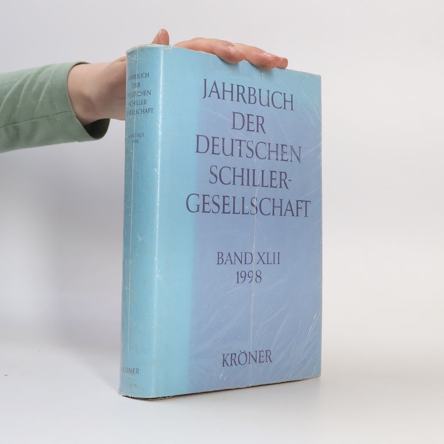 Deutsche Schillergesellschaft Jahrbuch der Deutschen Schillergesellschaft