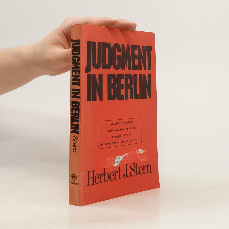 Herbert J. Stern Judgement in Berlin