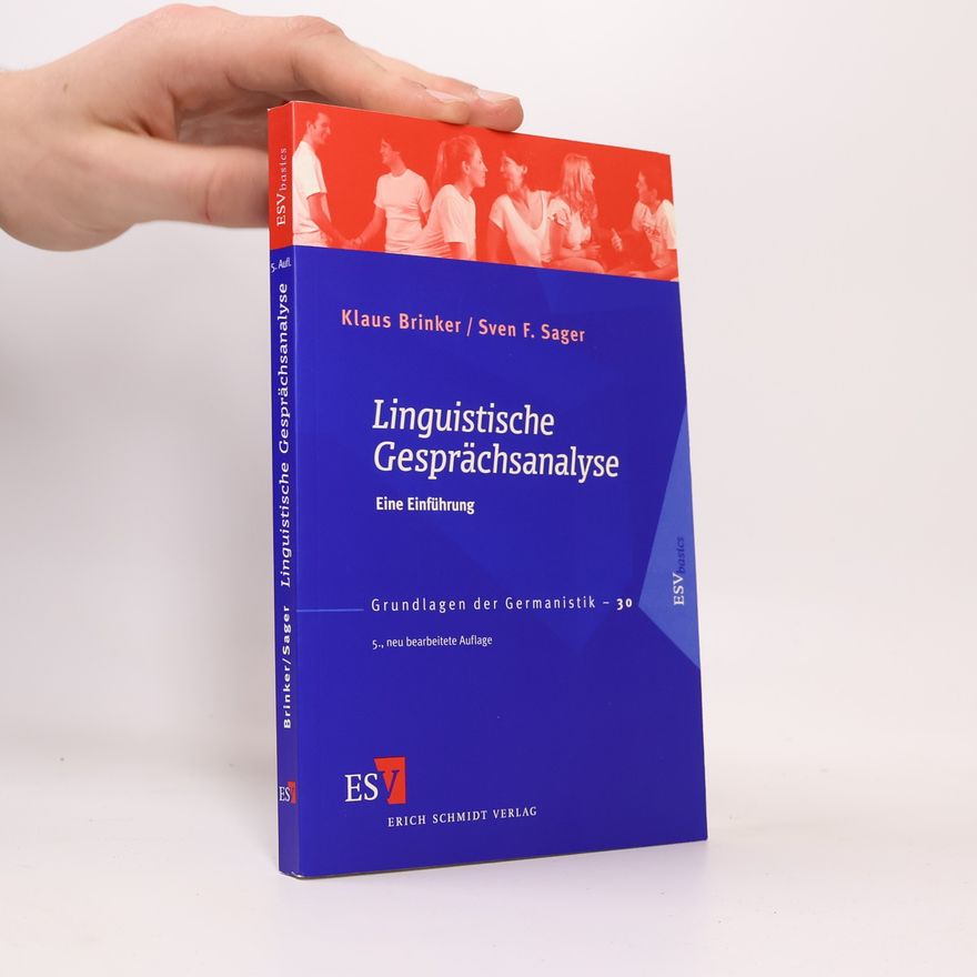 Klaus Brinker Linguistische Gesprächsanalyse