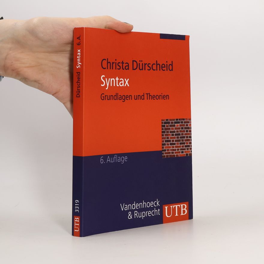 Christa Dürscheid Syntax