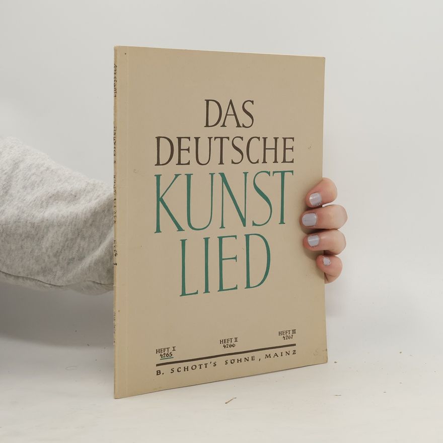 Auteurscollectief Das deutsche Kunst Lied