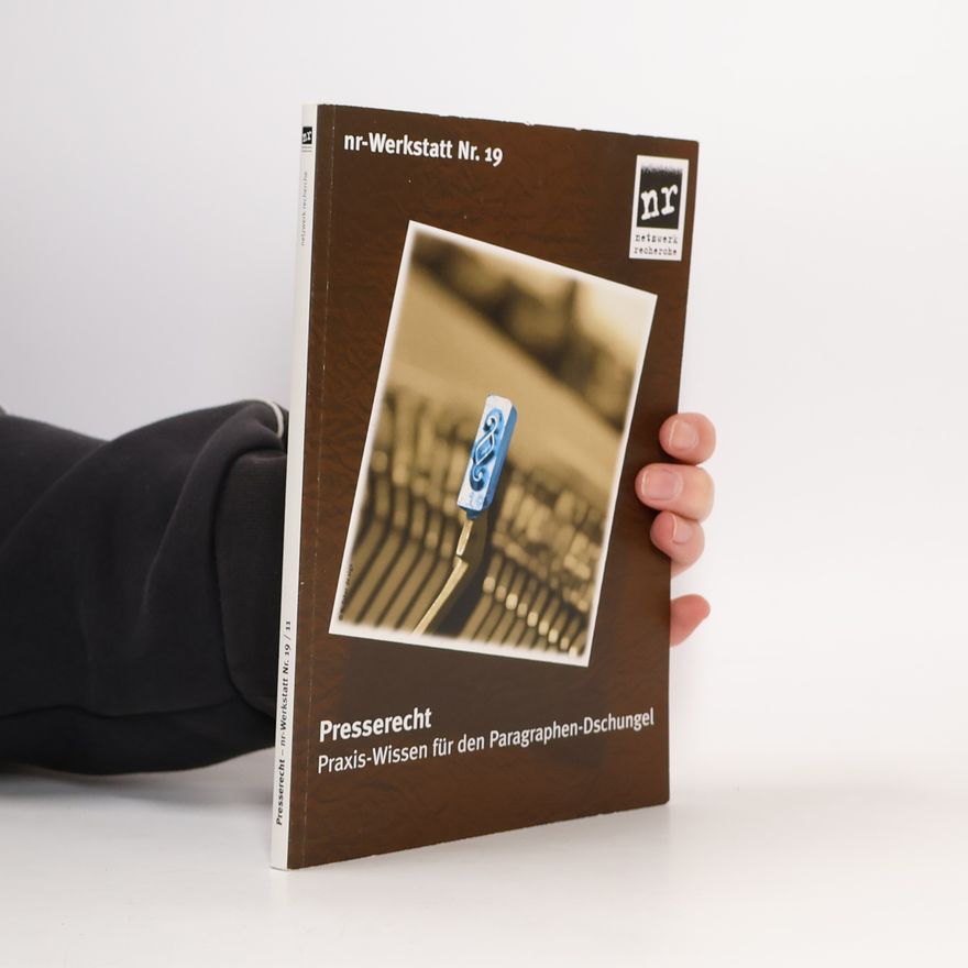 Udo Branahl Nr-Werkstatt - 19: Presserecht