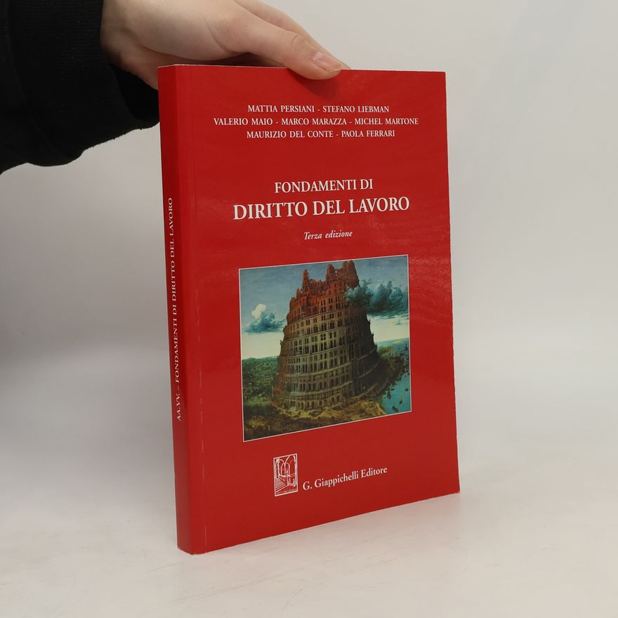 Maurizio Del Conte Fondamenti di diritto del lavoro