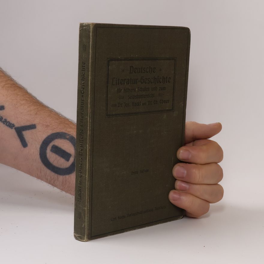 Eduard Ebner Deutsche Literatur-Geschichte für höhere Schulen und zum Selbstunterricht