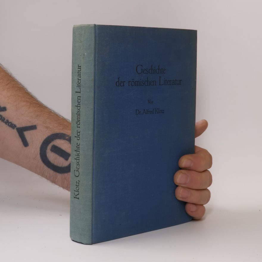 Alfred Klotz Die Handbibliothek des Philologen