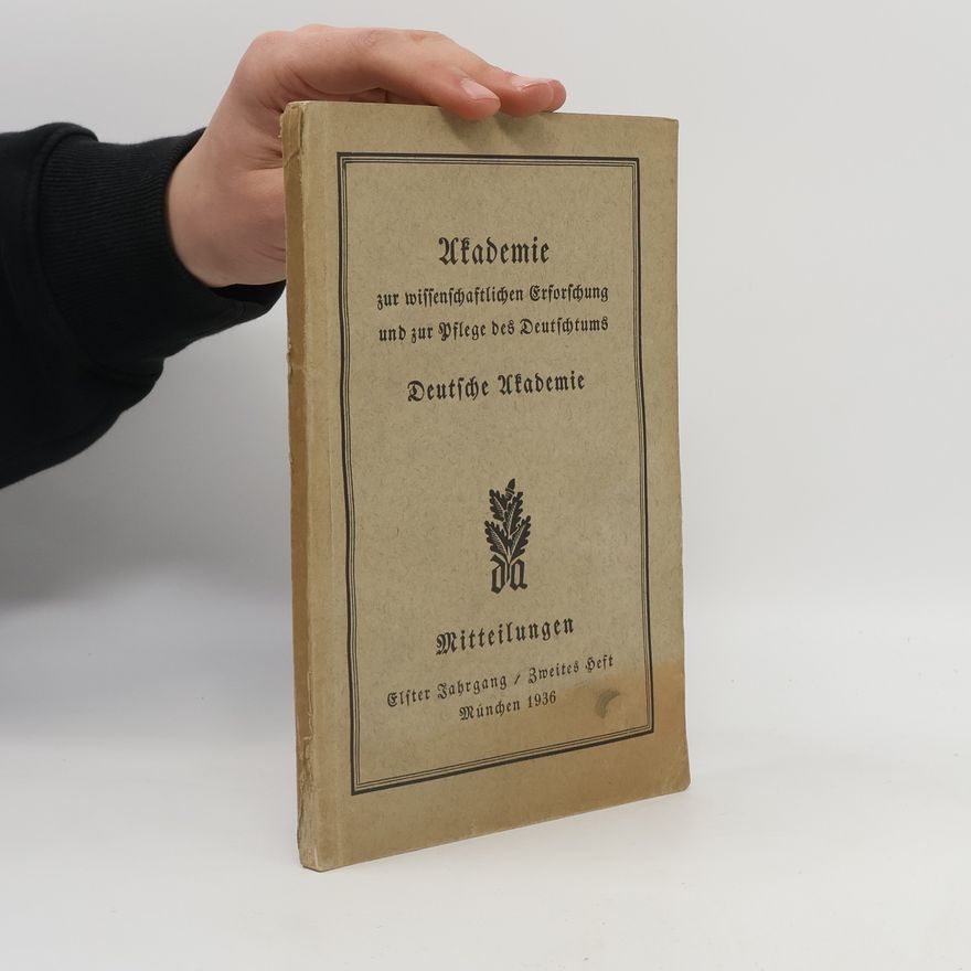 Collectif d'auteurs Mitteilungen der Akademie zur wissenschaftlichen Erforschung und zur Pflege des Deutschtums 11/2