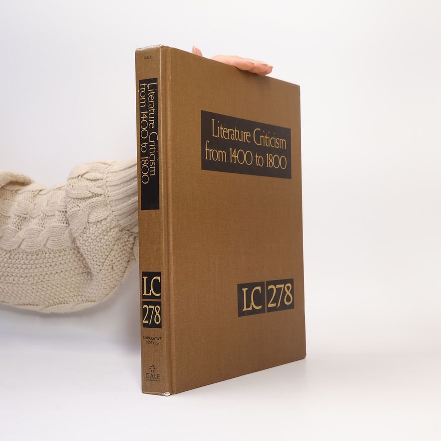 Gale Research Inc Literature Criticism from 1400 to 1800