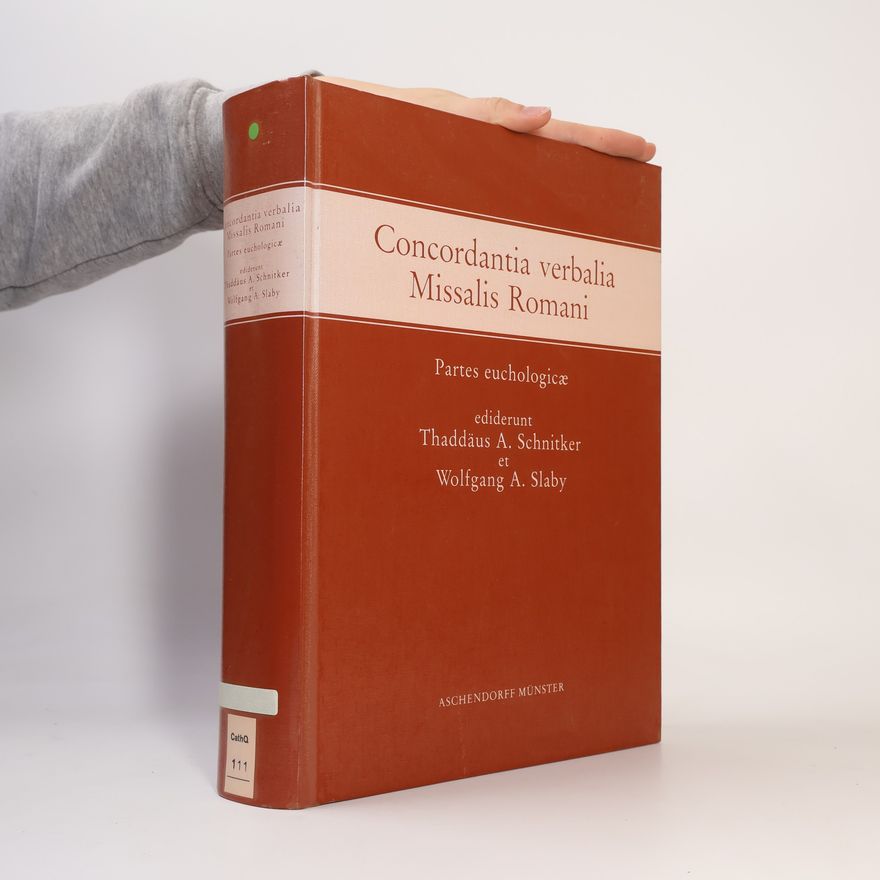 Autores varios Concordantia verbalia Missalis Romani