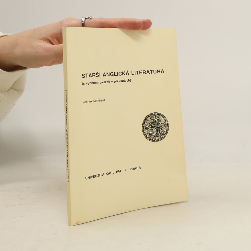 Zdeněk Menhard Starší anglická literatura