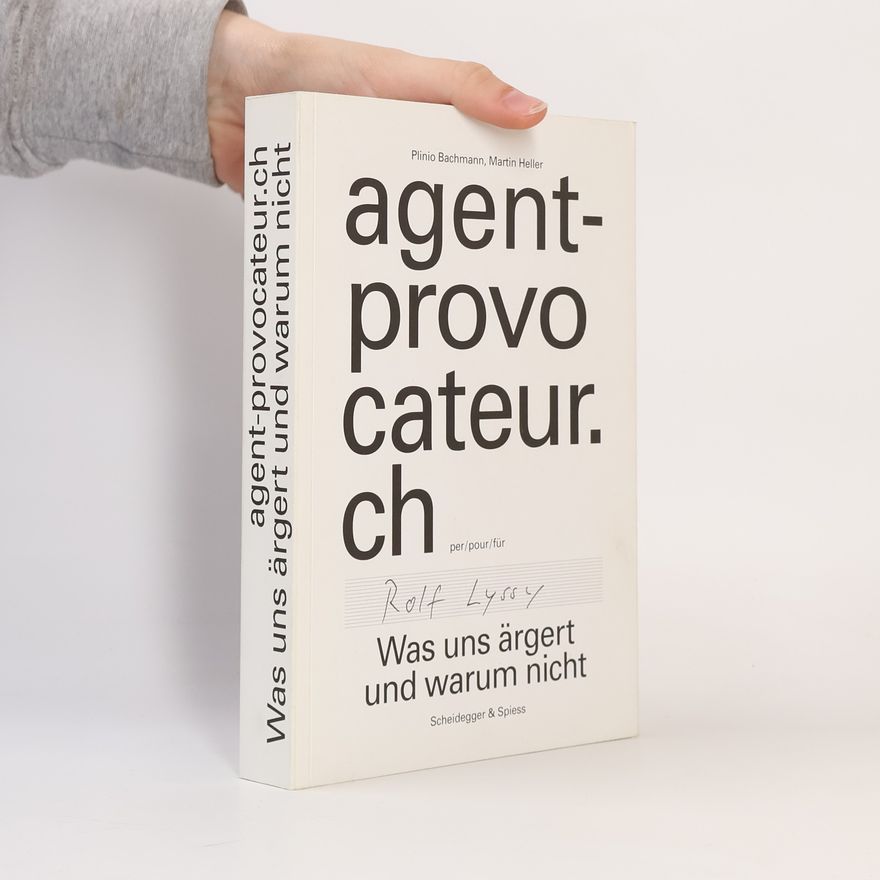 Plinio Bachmann agent-provocateur.ch /allemand